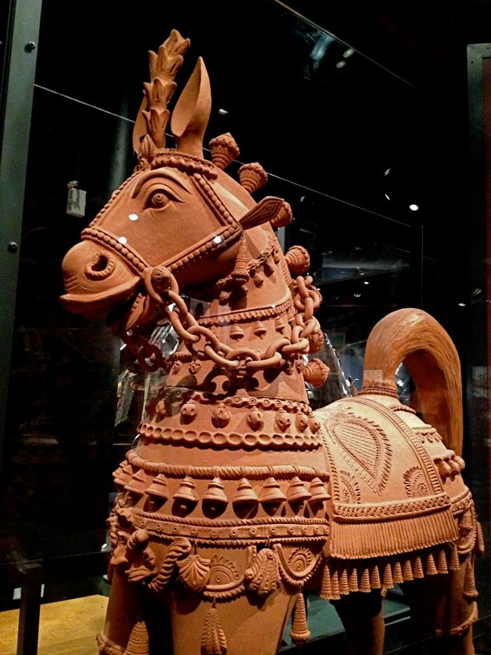 Terra cotta horse from India